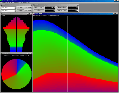 GIF画像の表示が有効なブラウザの場合、>Population Dynamics Simulator のスクリーンショットが表示されます。